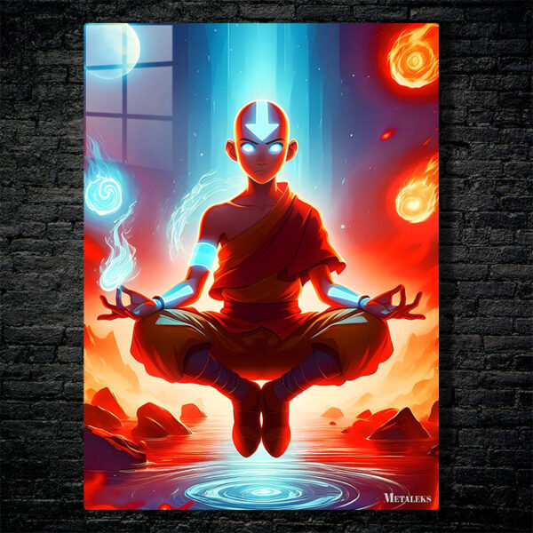 Aang avatar the last airbender ilustration