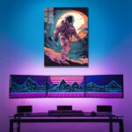 Astronauts Explore Space-Artwork by @Da vinci Ai Art