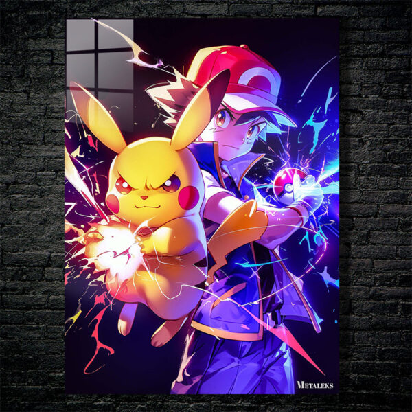 D215 - PIKACHU AND ACH KETCHUM  H0731-25