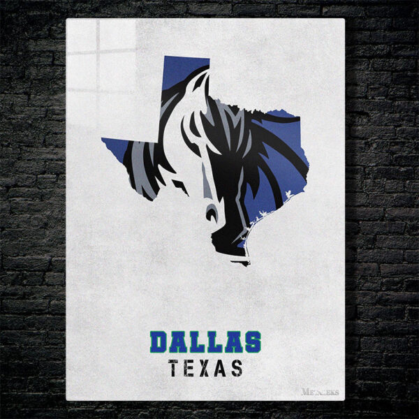 Dallas Mavericks Dallas Texas State Map