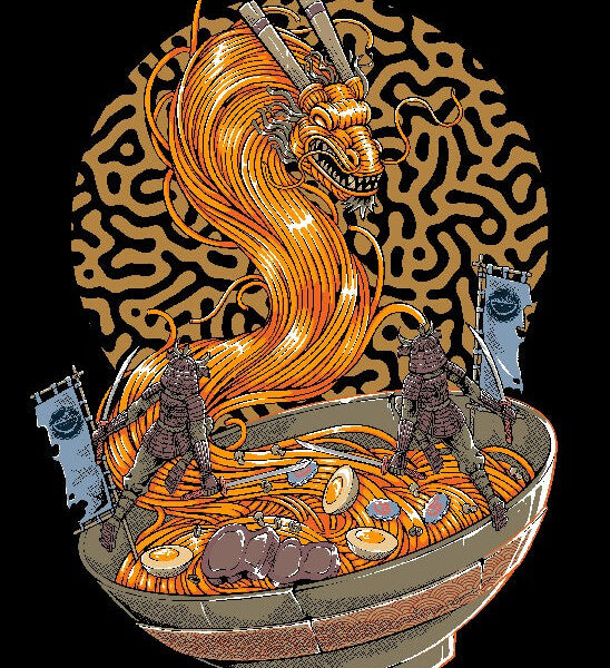 Dragon ramens- ARTWORK BY maximeillust