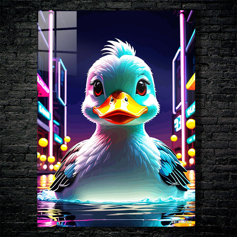 Duck_in_the_air_neon_1