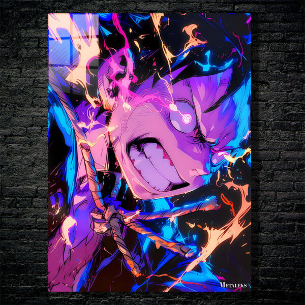 G083 neon collor one pieces luffy