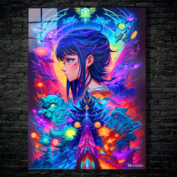 Ghost In The Shell Neon Art 2