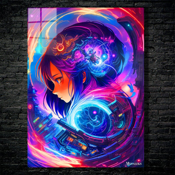 Ghost In The Shell Neon Art 3