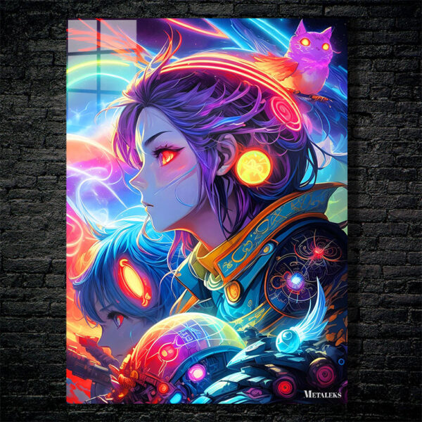 Ghost in The Shell Neon Art 8