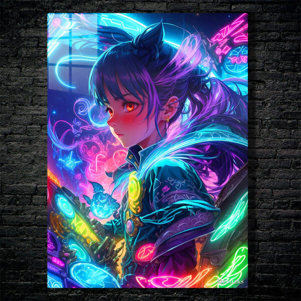 Ghost in the Shell Neon Art 5