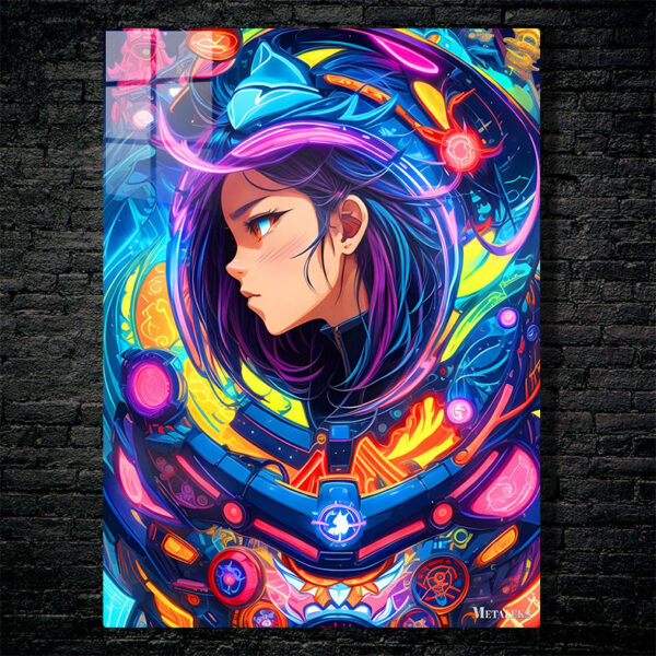 Ghost in the Shell Neon Art 6