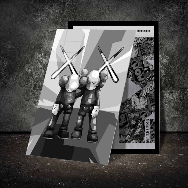 Kaws Brother grayscale