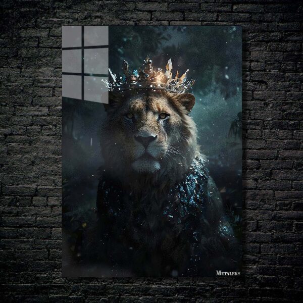 Lion King in sparkling jungle-Artwork by @eralidigitalart
