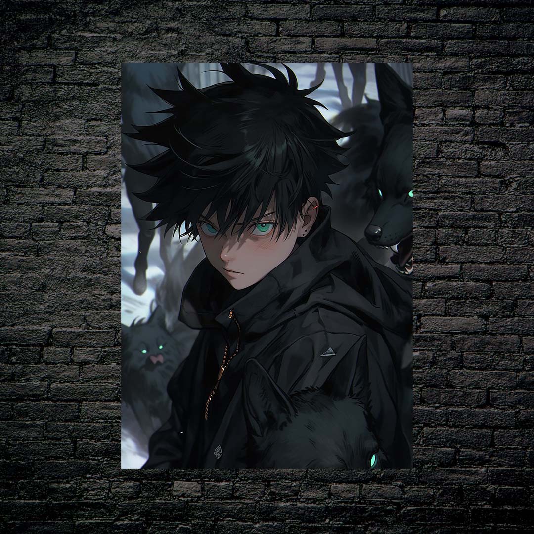 MegumiFushigurowithhisdevinedogshikigami