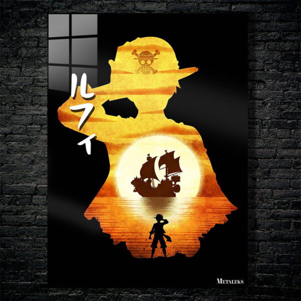 Minimalist Silhouette Luffy 3